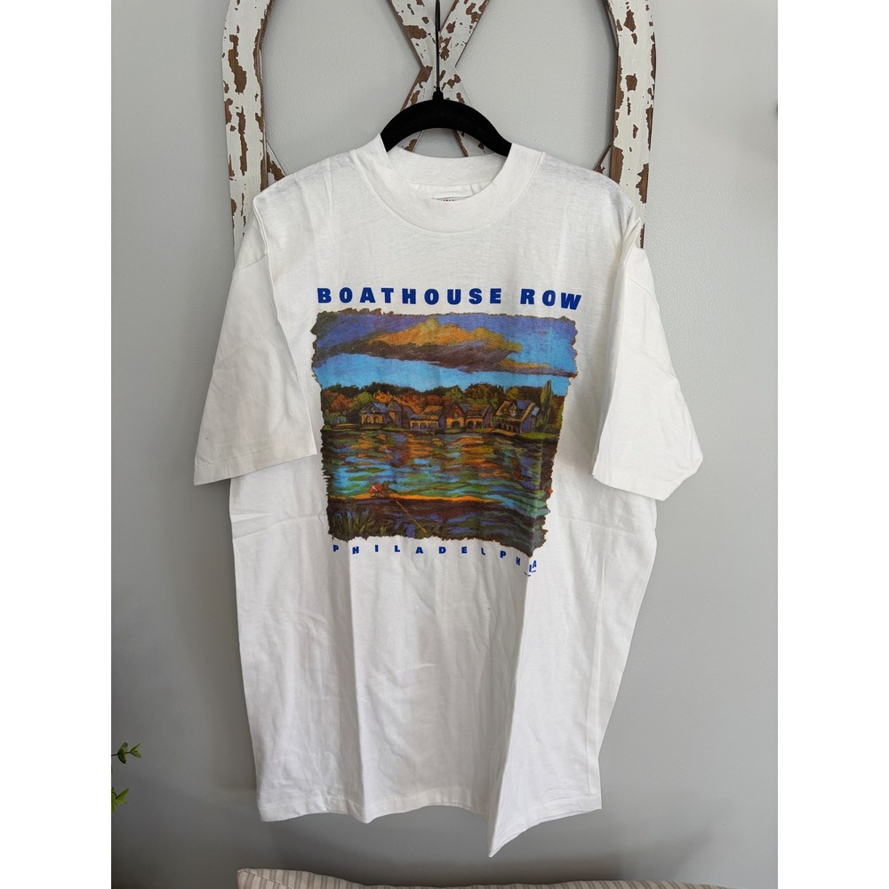 Vtg Single Stitch Hanes Beefy-T Winterland Productions 1991 T-Shirt XL Boathouse
